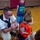 Boatswain’s Mate 2nd Class Kevin Crowder promotes USS Constitution at the Boys and Girls Club in Fargo, North Dakota