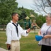 Logistic Specialist Soeun Chea promotes USS Constitution at the Boys and Girls Club in Fargo, North Dakota