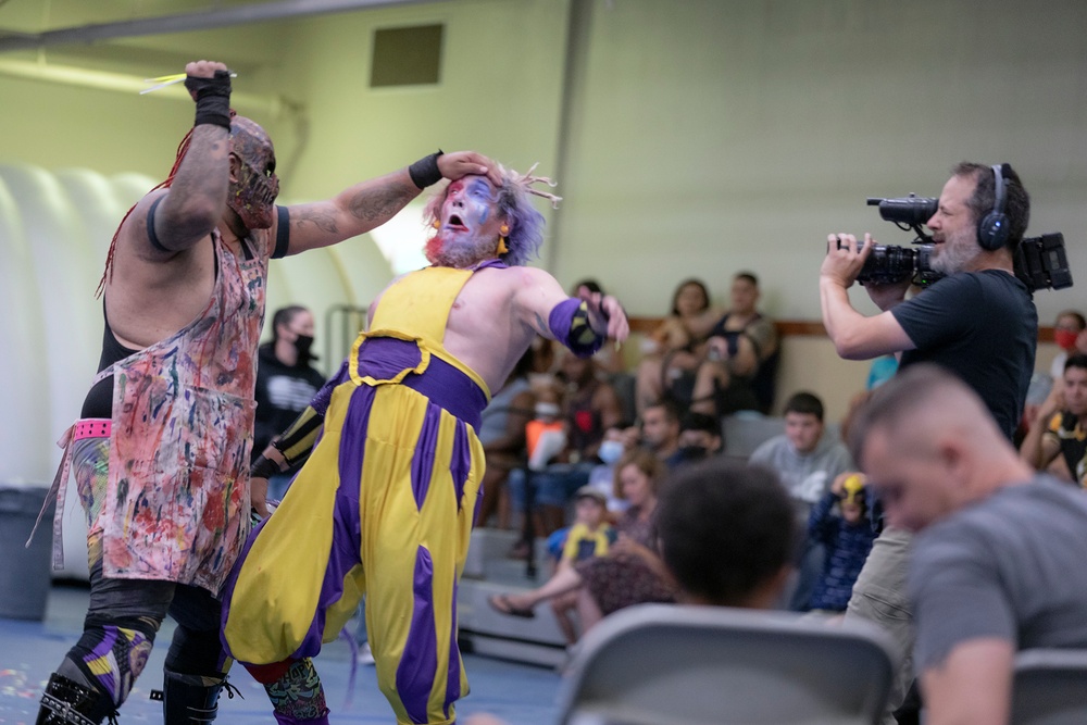 Summer slammed: Bliss FMWR wrestling event excites, celebrates culture