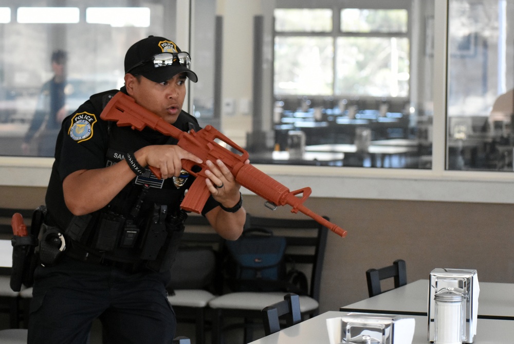 PoM emergency, DFAC personnel work together during active-shooter response drill