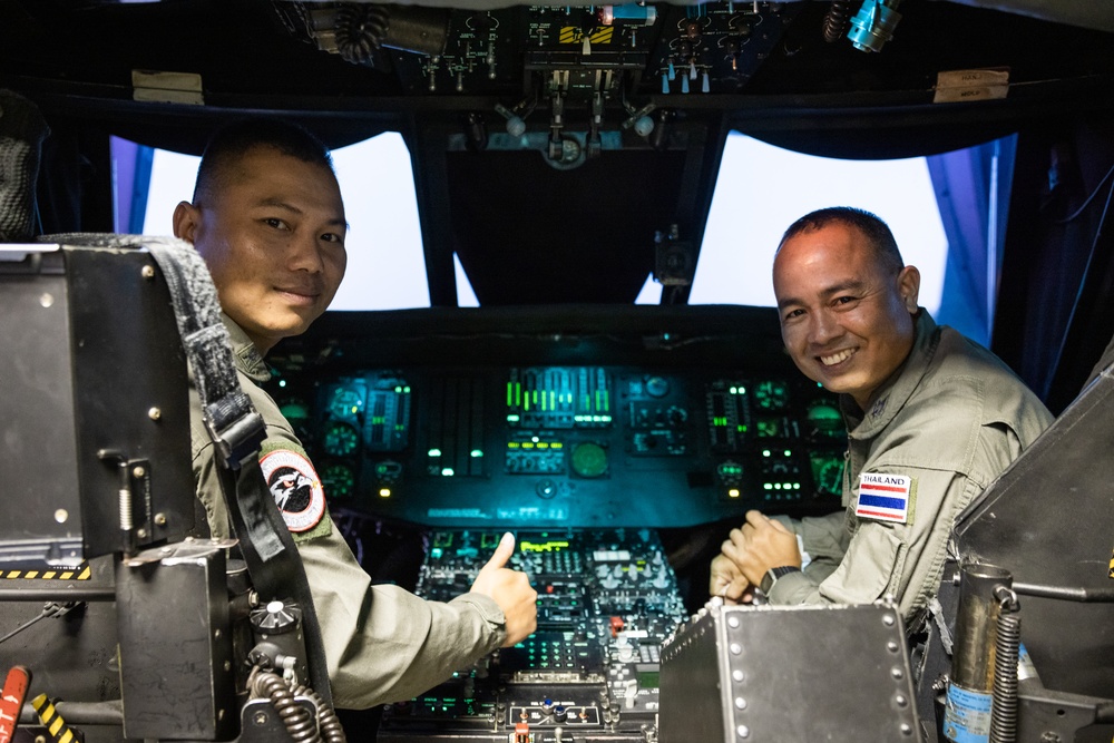 Aviators of the Royal Thai Army participate in Washington National Guard's State Partnership Program