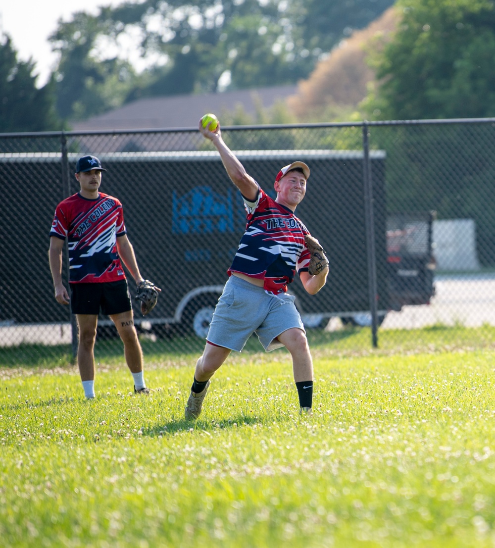 Intramural softball in full swing at Dover AFB