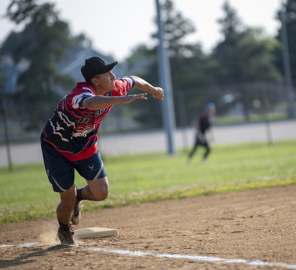 Intramural softball in full swing at Dover AFB