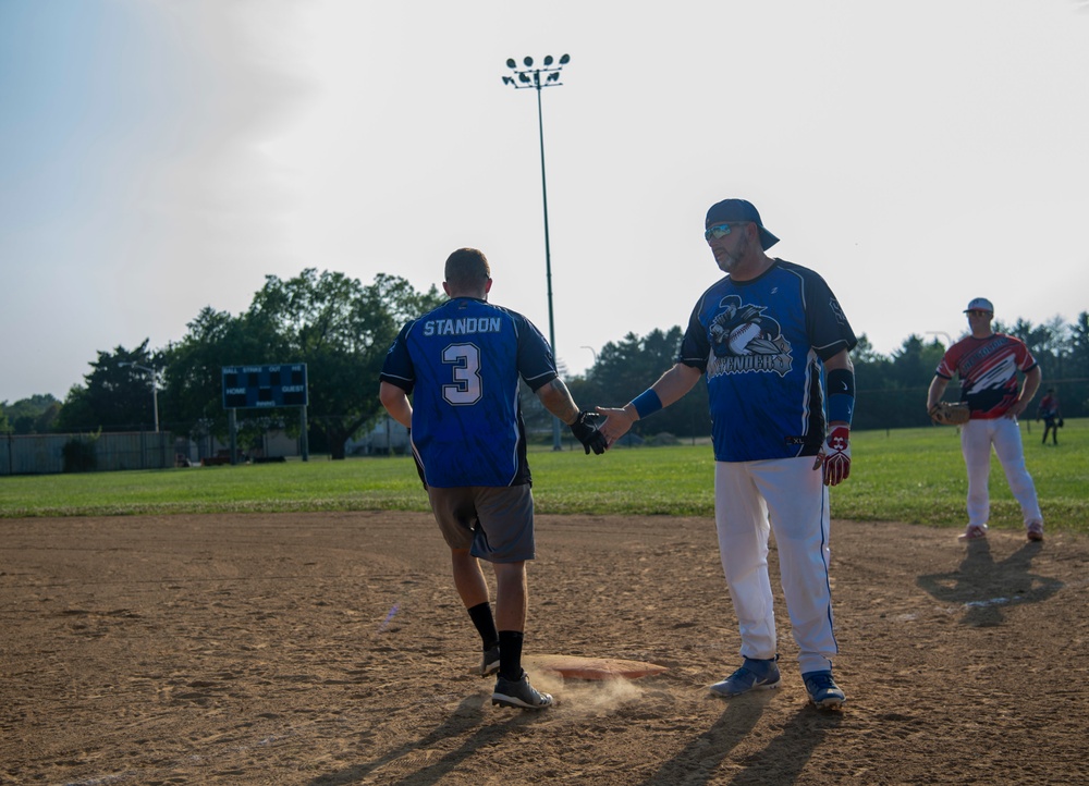 Intramural softball in full swing at Dover AFB