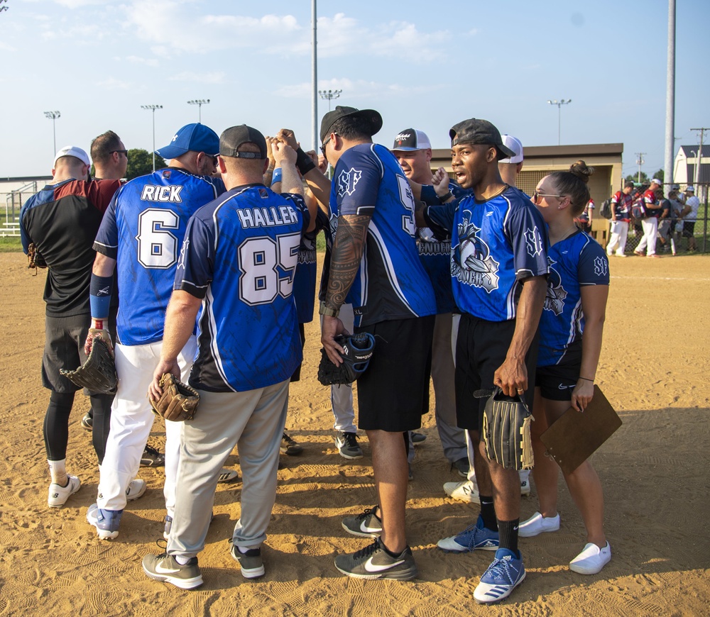 Intramural softball in full swing at Dover AFB