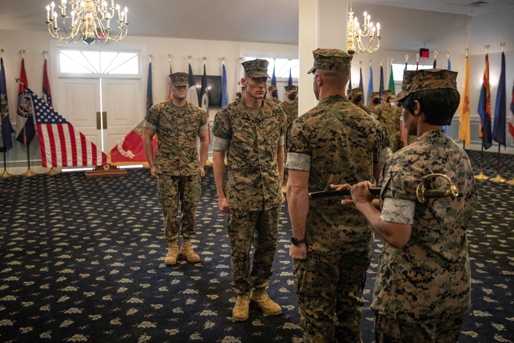 Combat Logistics Battalion 22 Sergeant Major Relief Ceremony