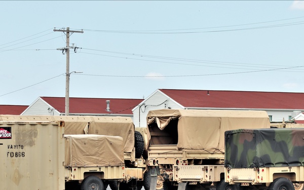 July 2021 training operations at Fort McCoy for Pershing Strike '21