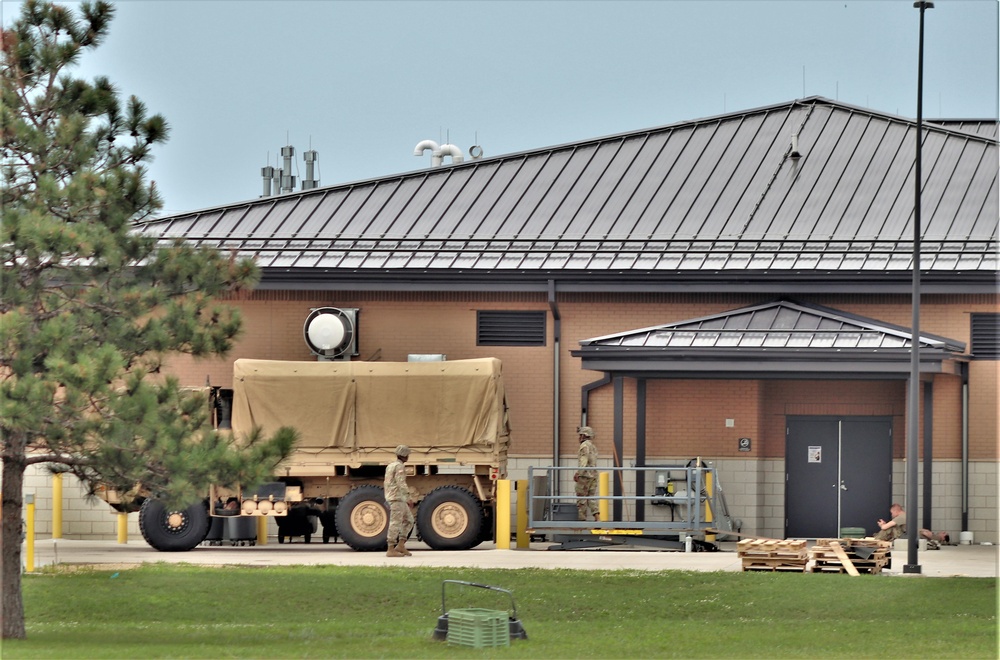 July 2021 training operations at Fort McCoy for Pershing Strike '21