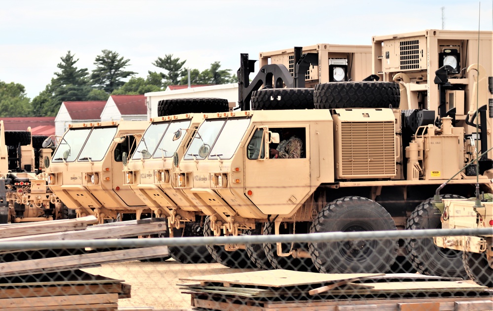 July 2021 training operations at Fort McCoy for Pershing Strike '21