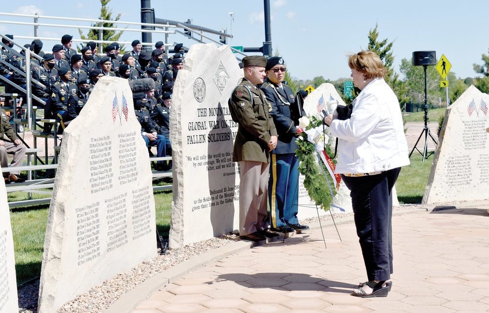 Mountain Post Warrior Memorial: 2 names added to memorial