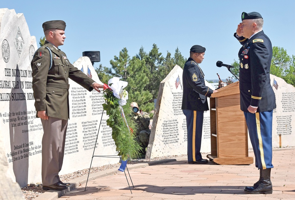 Mountain Post Warrior Memorial: 2 names added to memorial