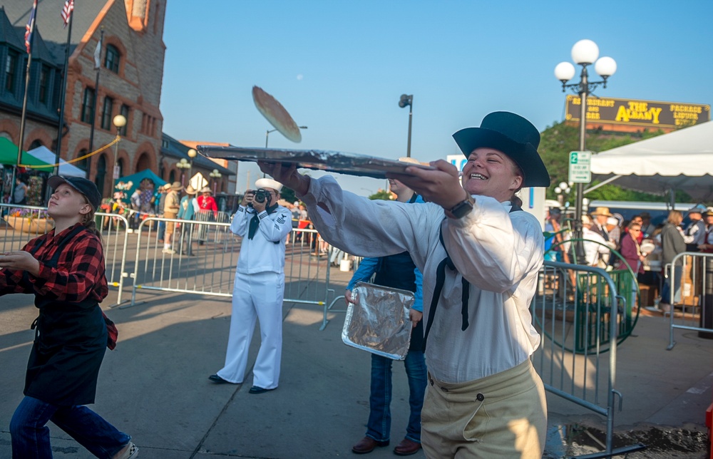 USS Constitution Sailors participate in Cheyenne Navy Week
