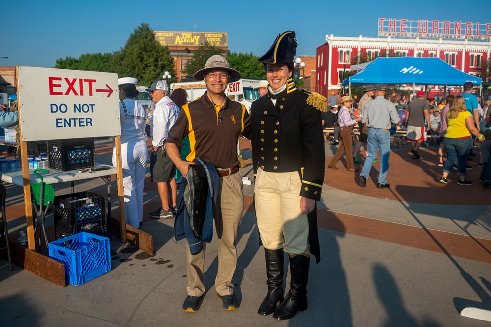 USS Constitution Sailors participate in Cheyenne Navy Week