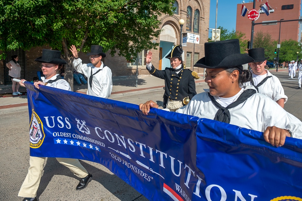 USS Constitution Sailors participate in Cheyenne Navy Week