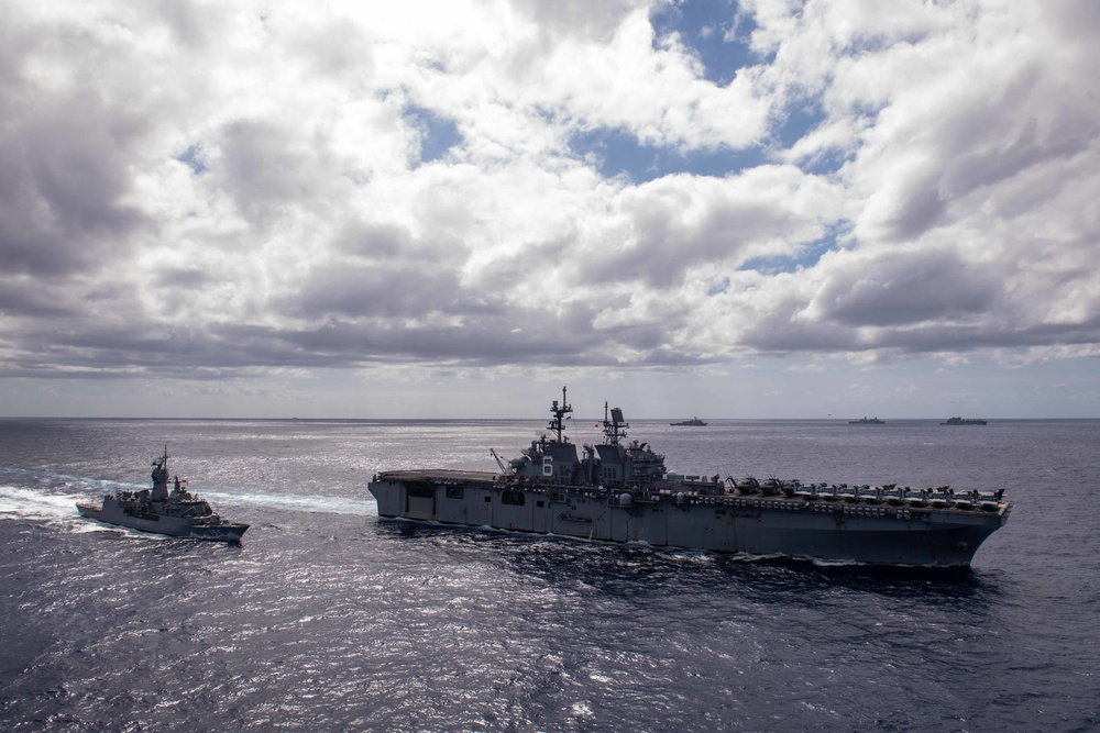 USS America (LHA 6) Conducts Fueling-at-Sea during Exercise Talisman Sabre 21