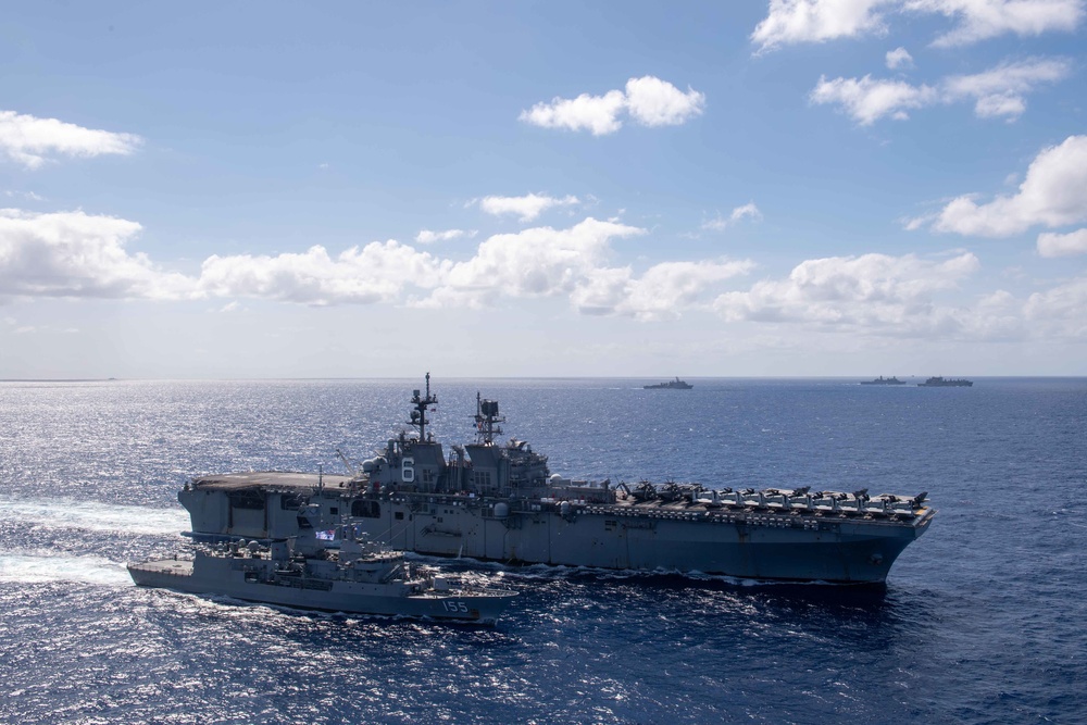 USS America (LHA 6) Conducts Fueling-at-Sea during Exercise Talisman Sabre 21