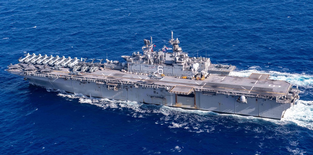 DVIDS - Images - USS America (LHA 6) Conducts Fueling-at-Sea during ...