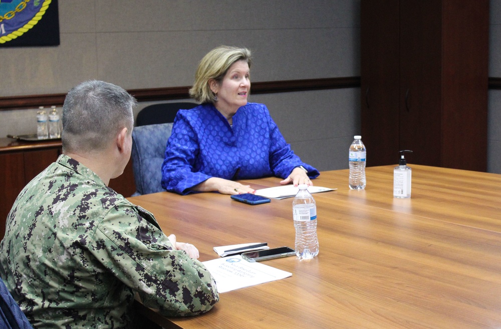 CNO Spouse Meets Naval Base Guam Quality of Life Program Directors