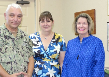 CNO Spouse, Mrs. Linda Gilday Visits U.S. Naval Base Guam