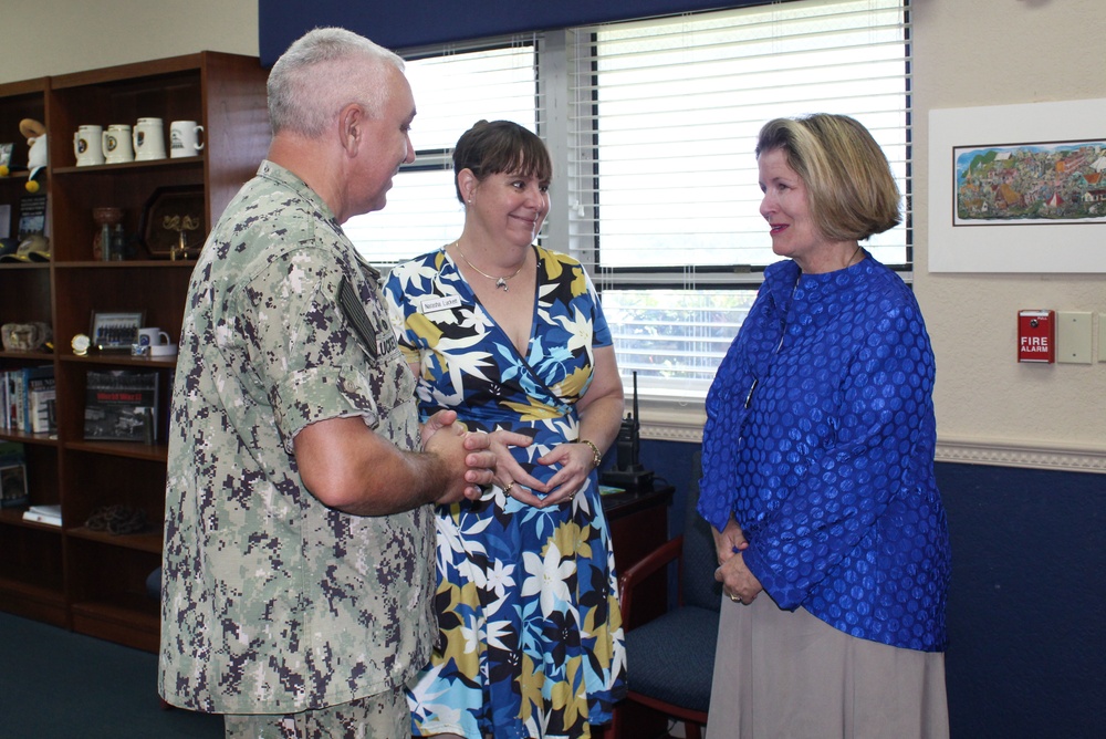 CNO Spouse, Mrs. Linda Gilday Visits U.S. Naval Base Guam