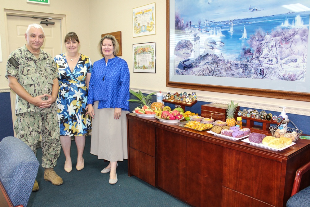 CNO Spouse, Mrs. Linda Gilday Visits U.S. Naval Base Guam