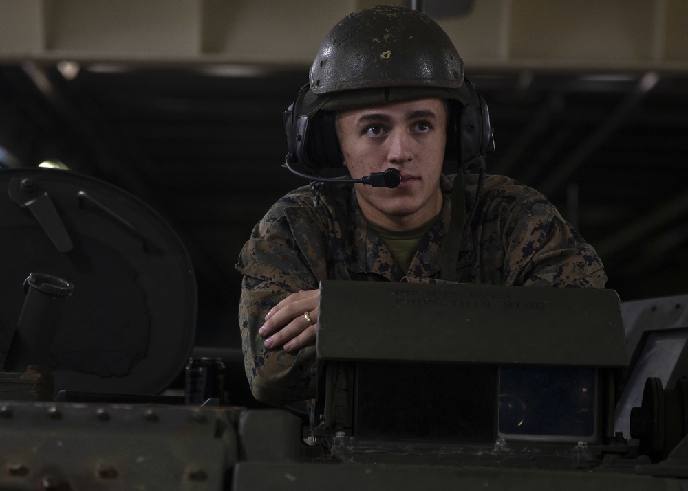 U.S. Marines with the 31st MEU Perform Maintenance Drills