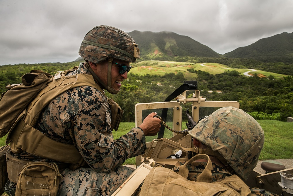 Guns Up | 3d Landing Support Battalion sharpens machine gun skills alongside 2nd Battalion, 2nd Marines machine gunners