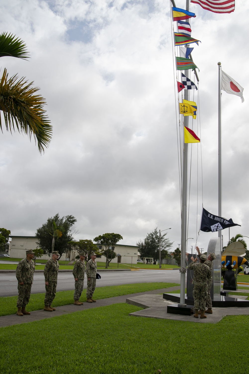 NMCB-5 takes command of Camp Shields, Assumes authority of Naval Construction Force tasking in the Indo-Pacific