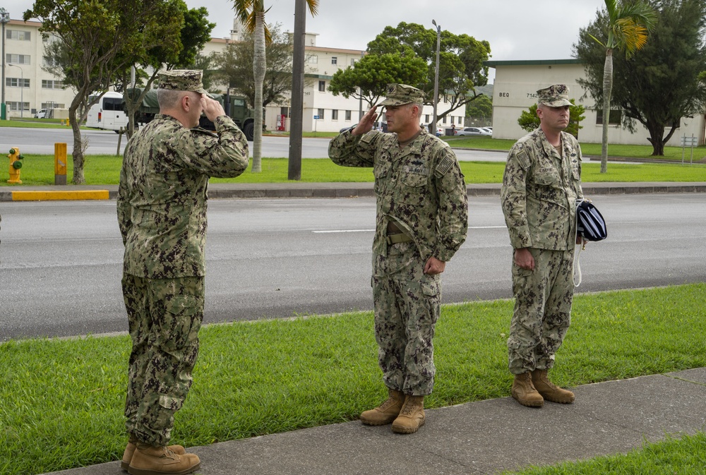 NMCB-5 takes command of Camp Shields, Assumes authority of Naval Construction Force tasking in the Indo-Pacific