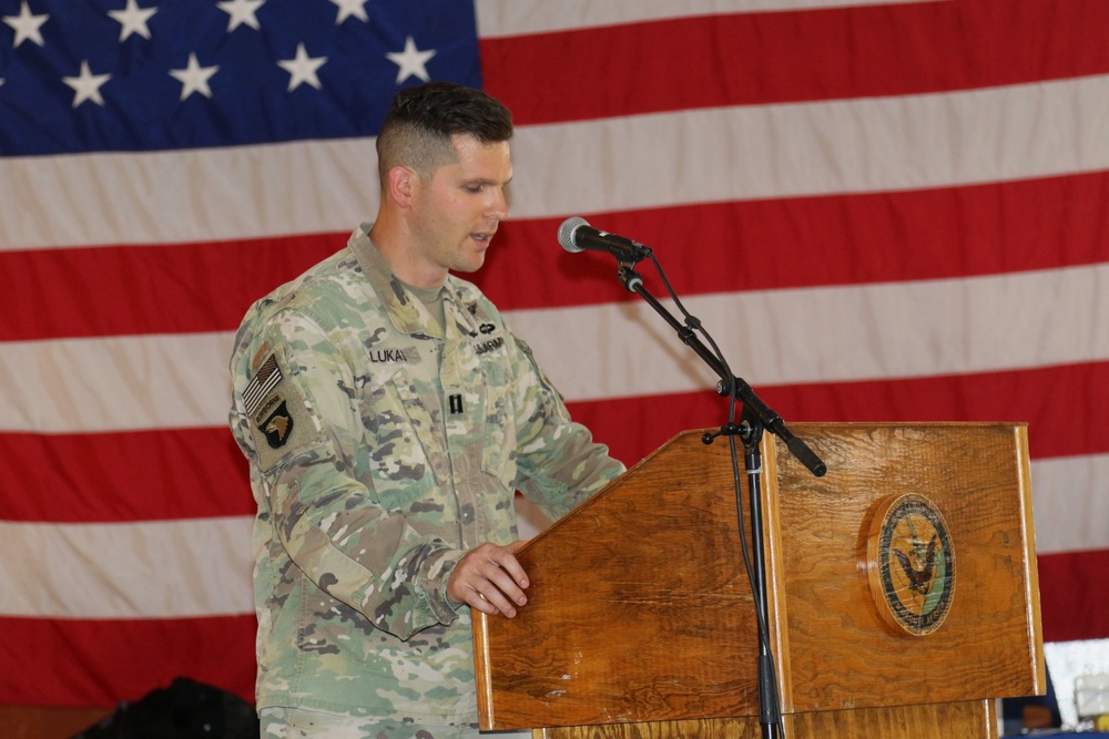 Bravo Company, 102nd Infantry Regiment (Mountain) welcomes new commander