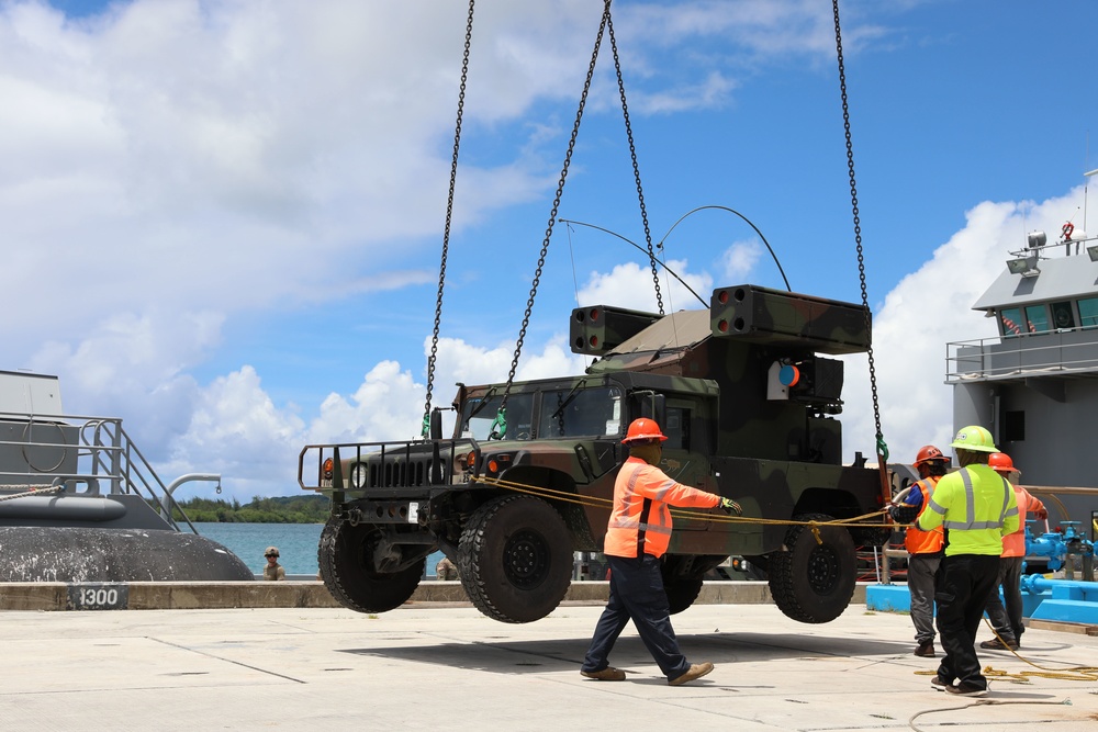 DVIDS - Images - Soldiers Load Avenger Air Defense System onto Army ...