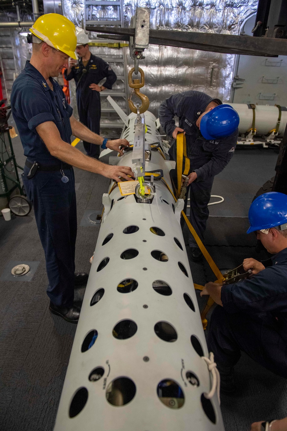 Airborne Mine Neutralization System Aboard USS Charleston (LCS 18)