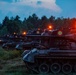 enhanced Forward Presence Battle Group Poland conduct night live fire