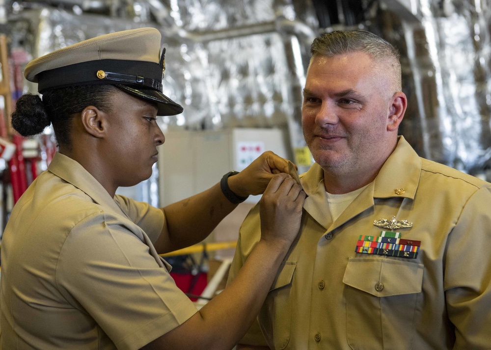 Promotion Ceremony Aboard USS Charleston (LCS 18)