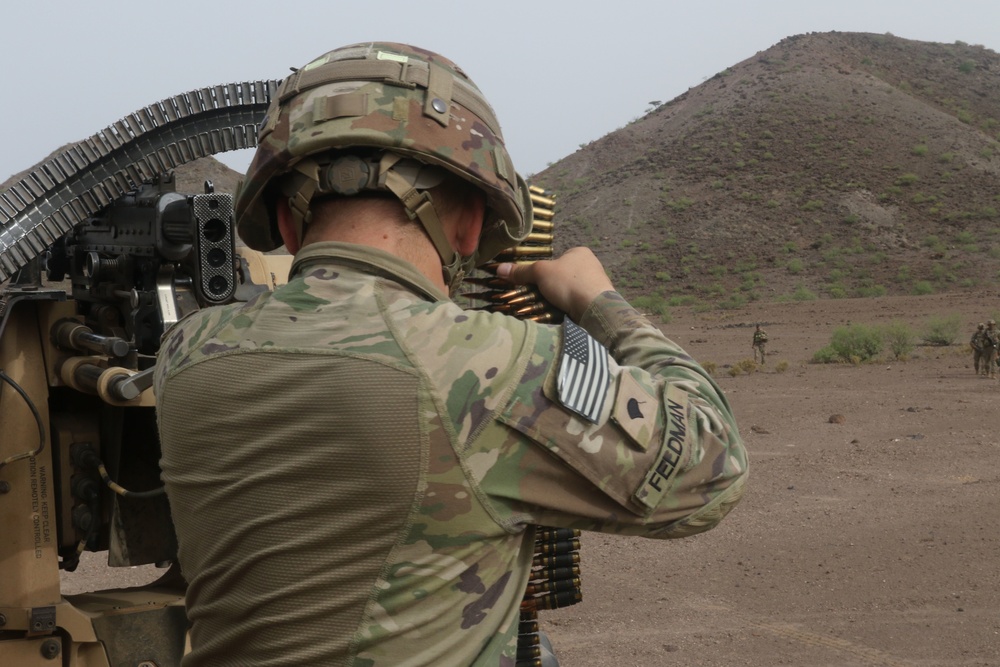 East Africa Response Force (EARF) conducts platoon live fire exercise