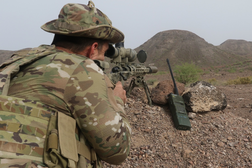 East Africa Response Force (EARF) conducts platoon live fire exercise