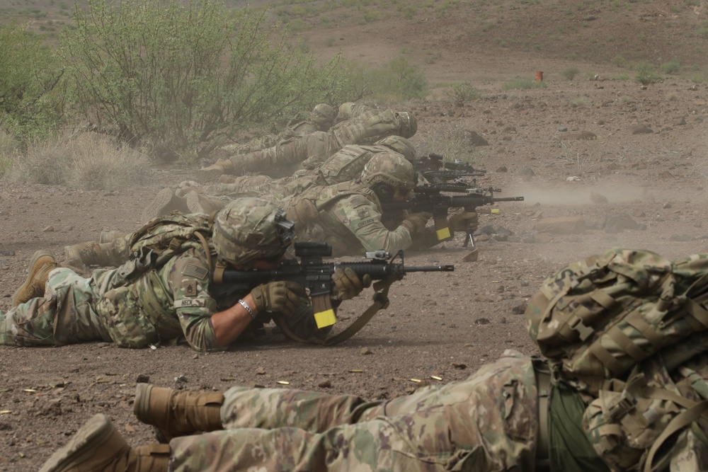 East Africa Response Force (EARF) conducts platoon live fire exercise