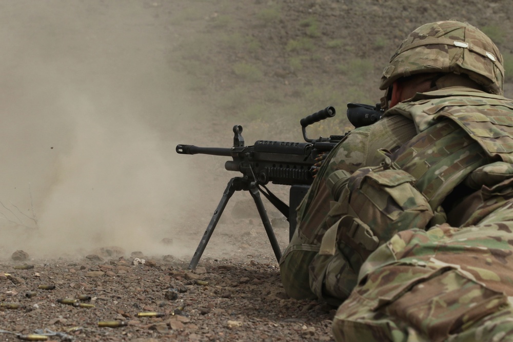 East Africa Response Force (EARF) conducts platoon live fire exercise