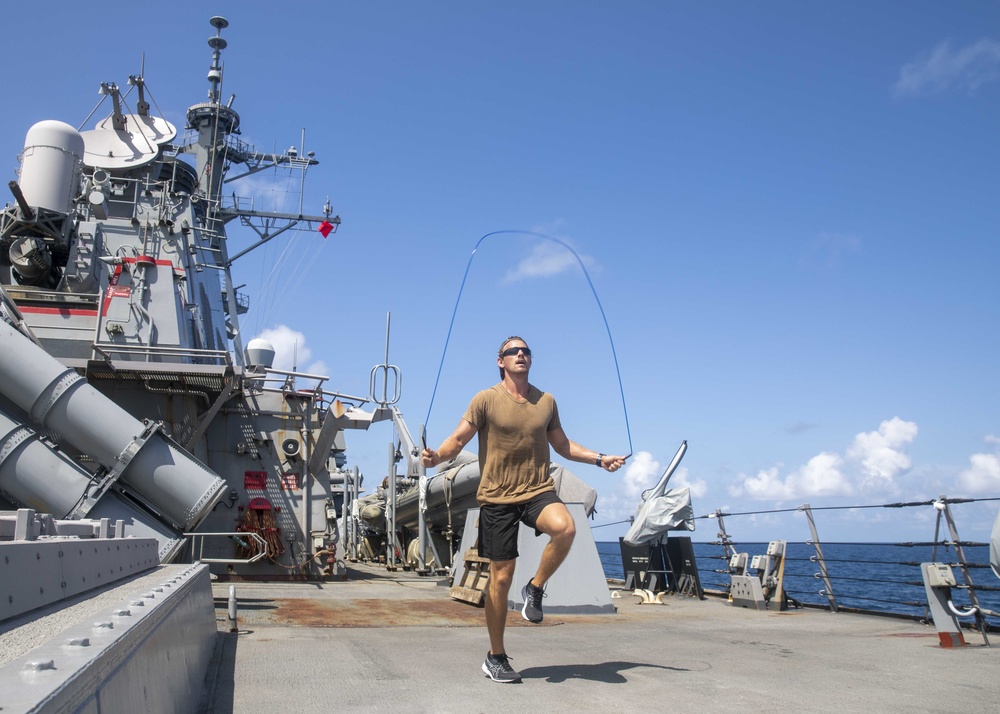 Sailors Work Out