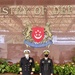 CNO visits Singapore, meets Minister of Defense