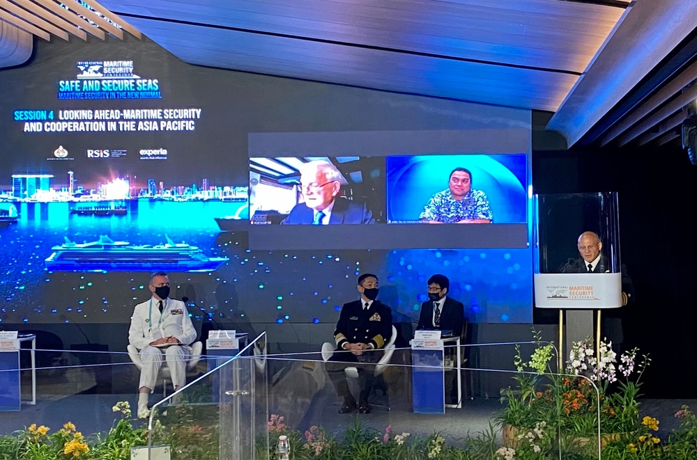 CNO speaks at the International Maritime Security Conference in Singapore