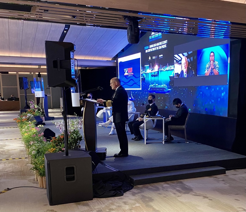 CNO speaks at the International Maritime Security Conference in Singapore