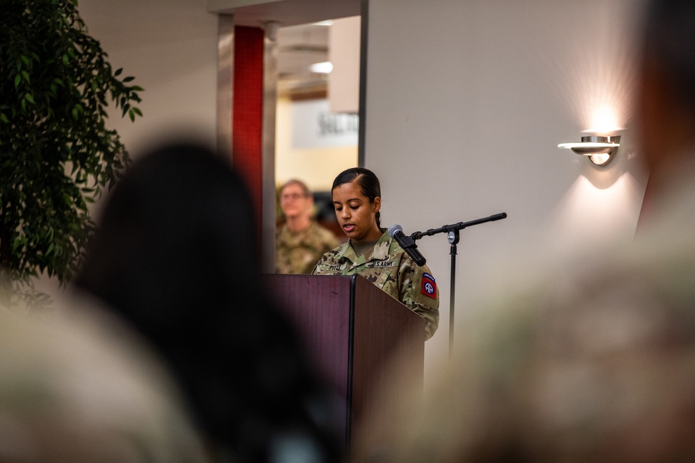 82nd Airborne Division Volunteer of the Quarter