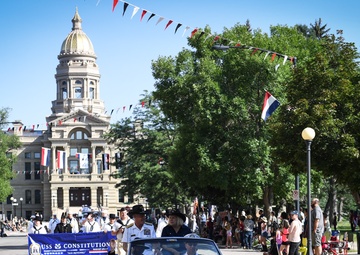 Cheyenne Hosts Parade During Navy Week