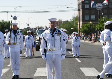 Cheyenne Hosts Parade During Navy Week