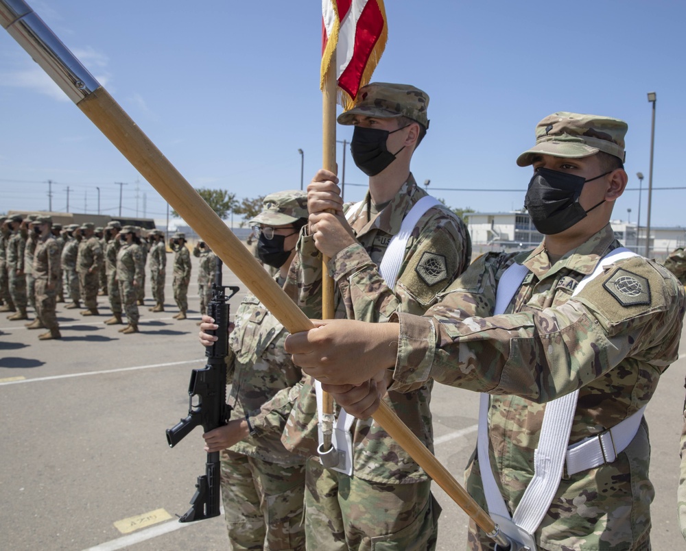 Farewell ceremony 319th Expeditionary Signal Battalion