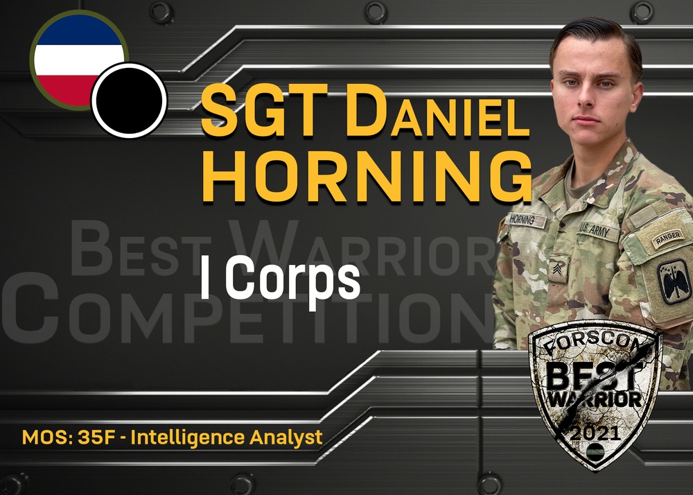 2021 FORSCOM Best Warrior Competition - SGT Daniel Horning, I Corps