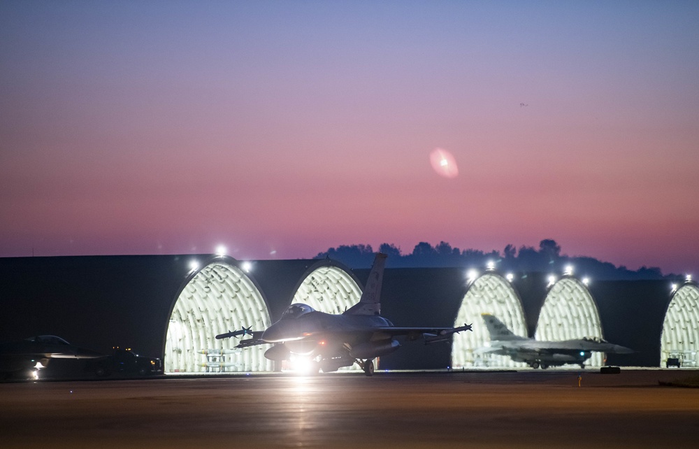 80th FS, 35th AMU send airpower into early morning