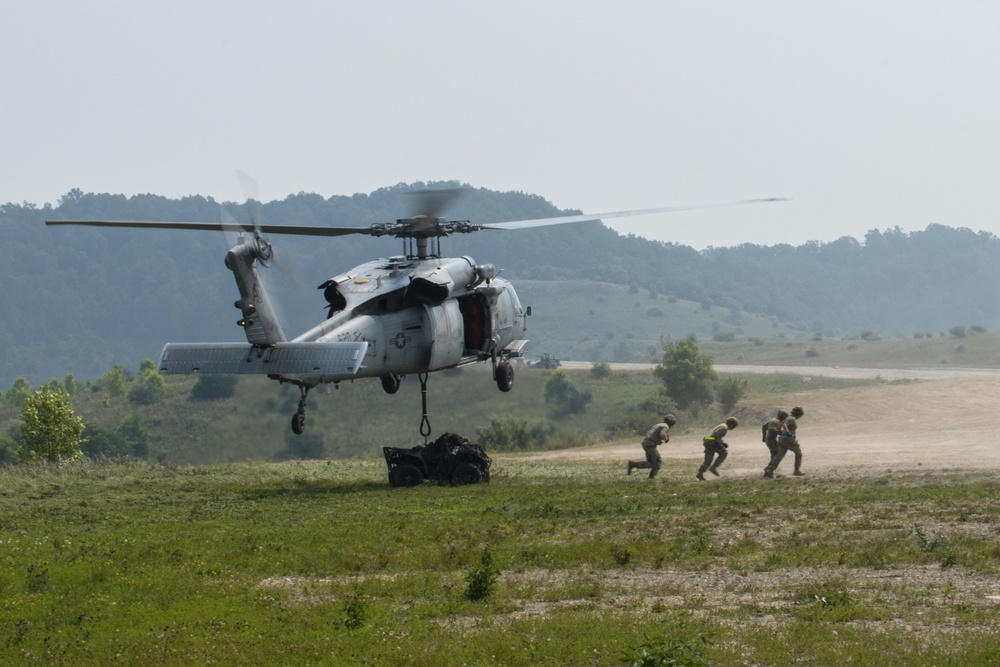 Sentry Storm 2021 - Joint Sling Load training with Navy and Air National Guard