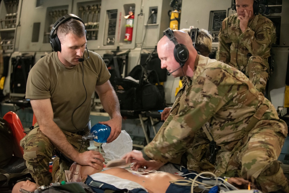 Sentry Storm 2021 - Joint Medevac training between Martinsburg and Charleston West Virginia Air National Guard Units